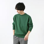 Wave cotton knit pullover,Green, swatch