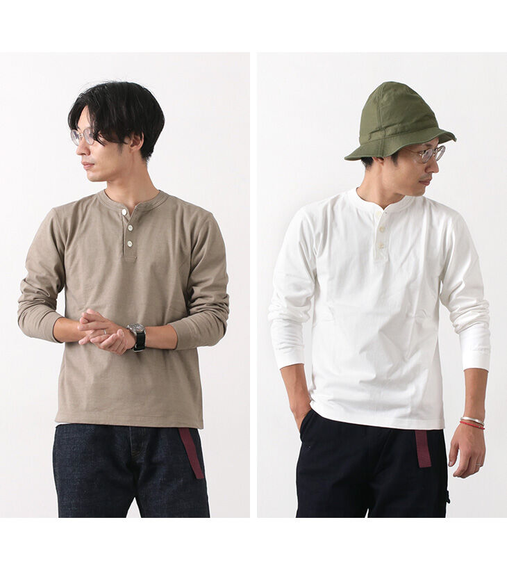 BR-3044 Small Knitted Henley Neck L/S T-shirt