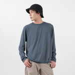 Long Sleeve Ribbed T-Shirt,Navy, swatch