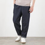 Special Order RJB7590 Cotton Linen Denim Easy Pants,Blue, swatch