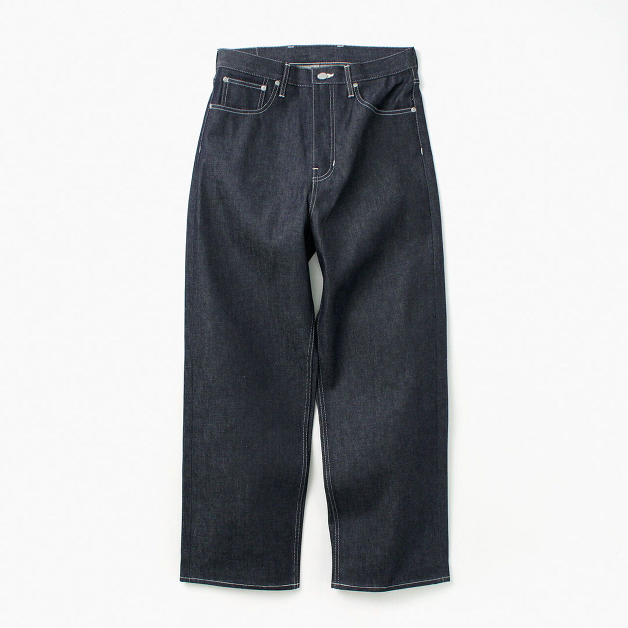 Wide Denim 5 Pocket Pants,, large image number 2