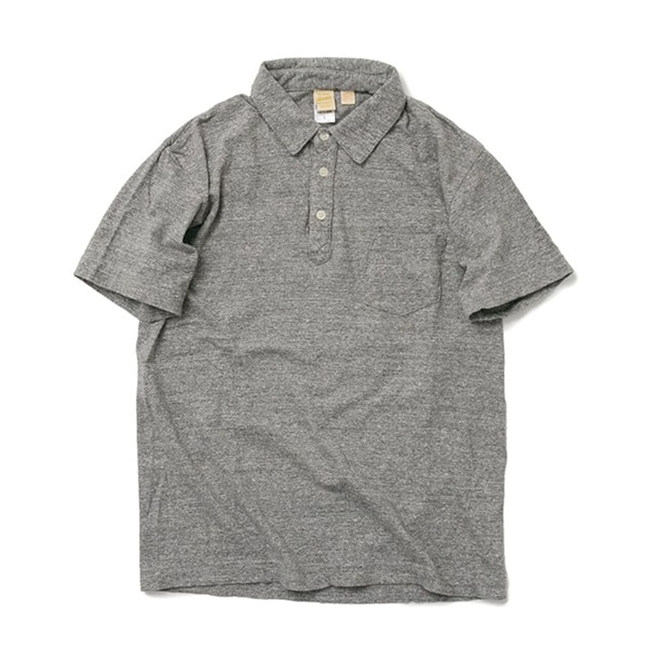 BR-1006 Hanging Jersey Short Sleeve Polo Shirt,Grey, large image number 0