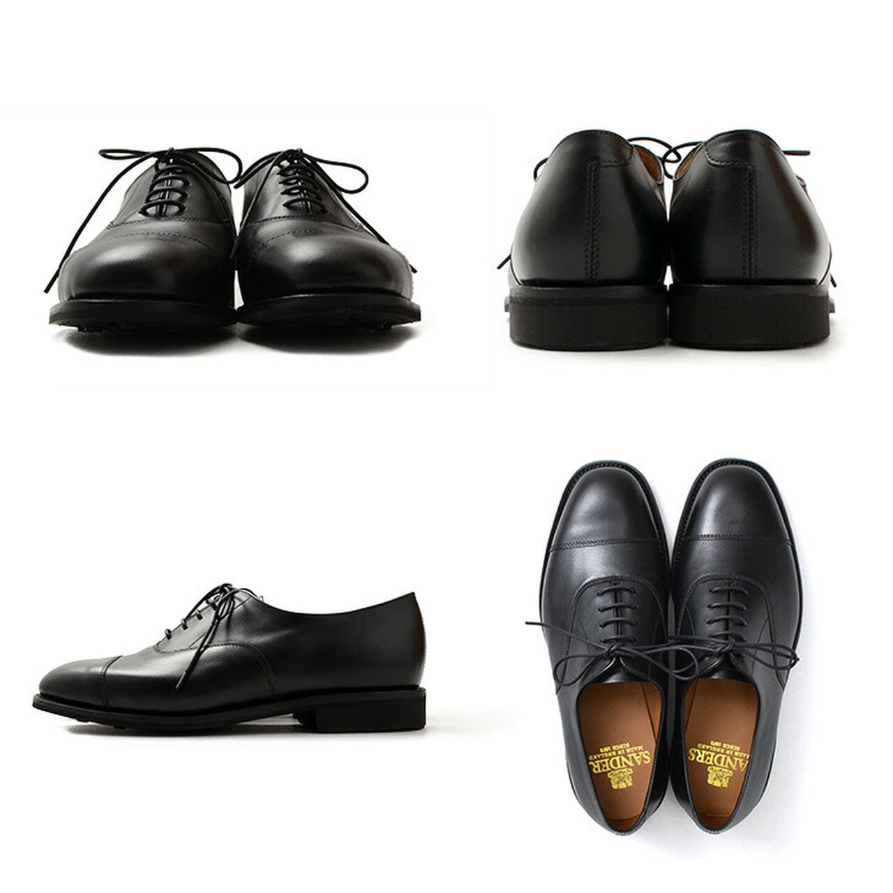 Cap Toe Oxford Leather Shoes,, large image number 8