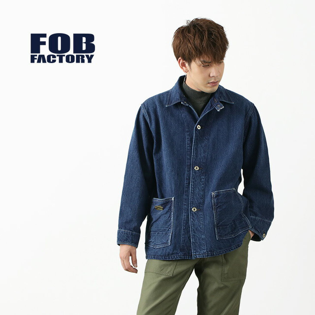 F2417WW2 denim coverall,, large image number 0