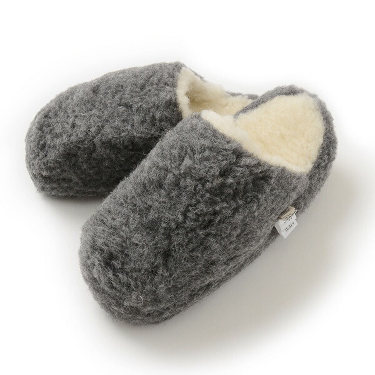Boa Wool Basic Slippers,Graphite, large image number 0