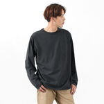TOUGH-NECK Long Sleeve T-Shirt,Charcoal, swatch