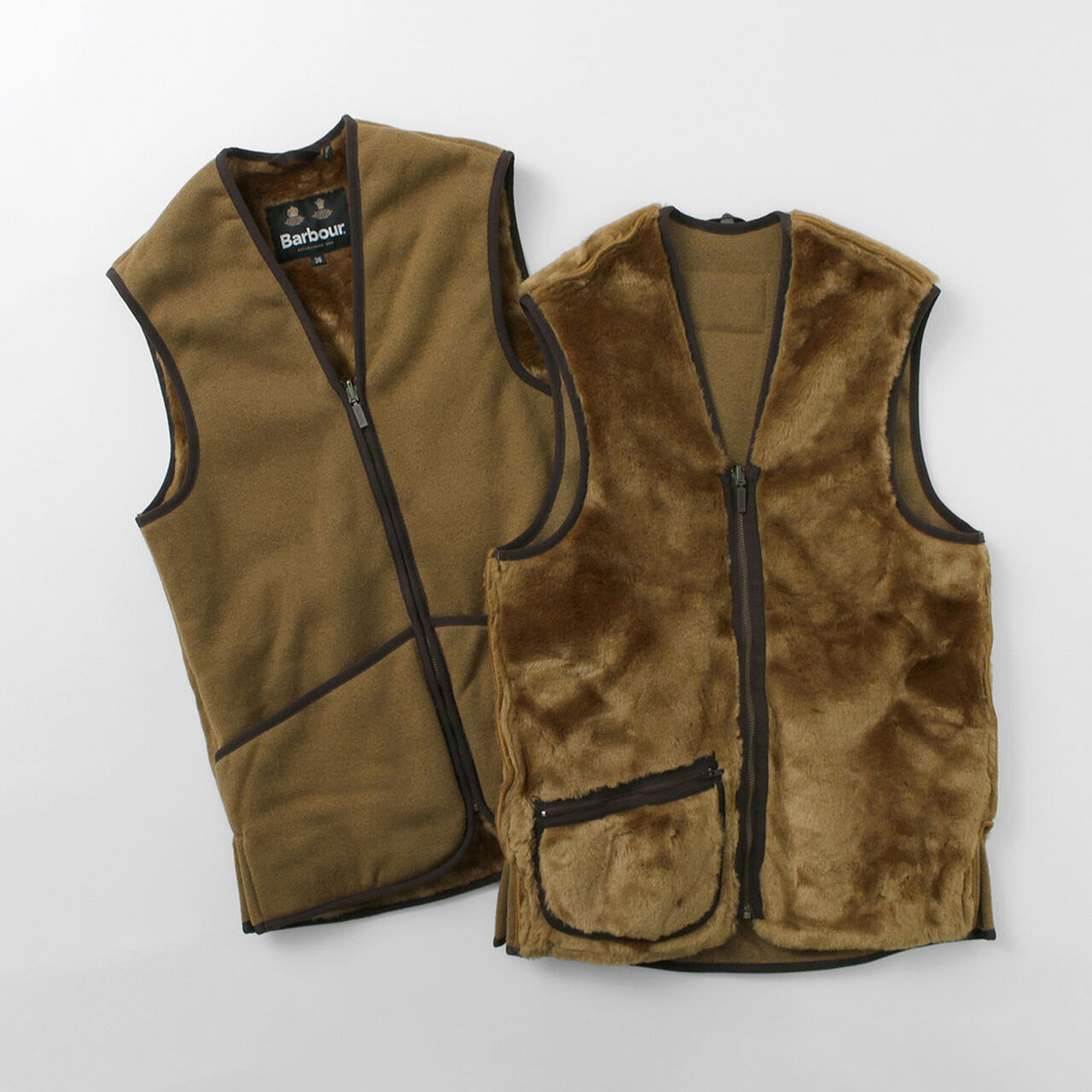 Warm Pile Waistcoat Zip-in Liner,, large image number 5
