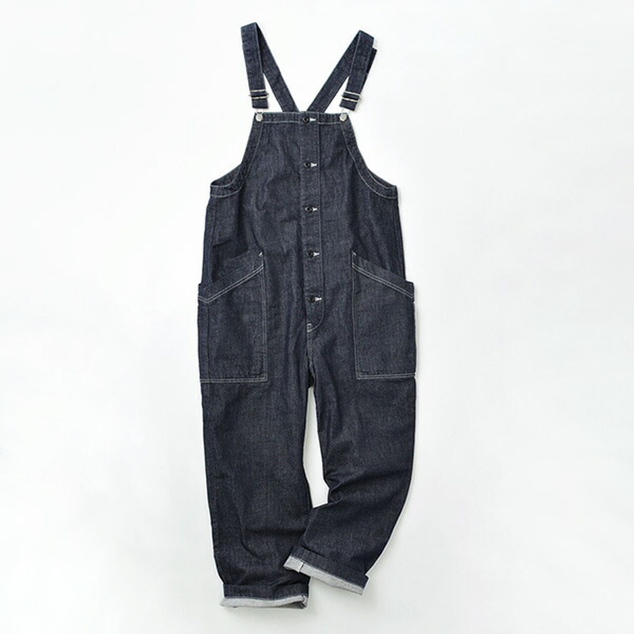 Overalls / 10oz Non-Faded Denim,, large image number 0