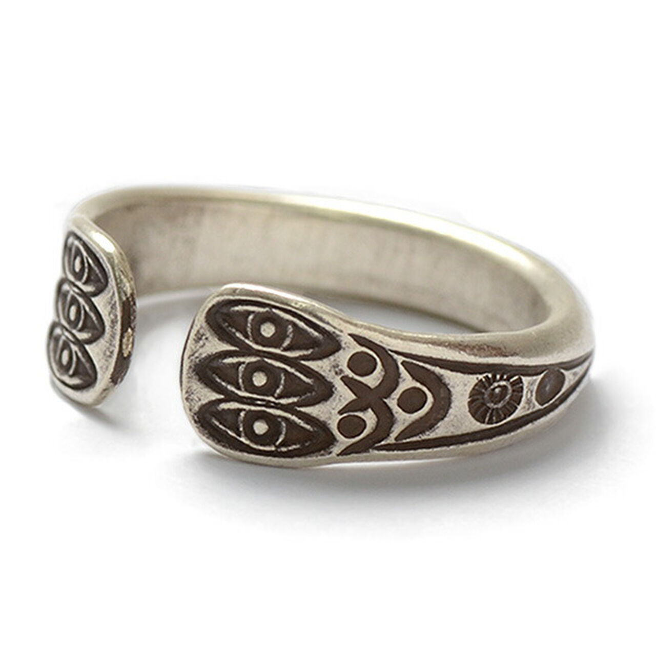 Cullen Silver Ring / 6 Eyes,Silver, large image number 0