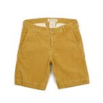 Sulfated corduro irregular shorts,Yellow, swatch