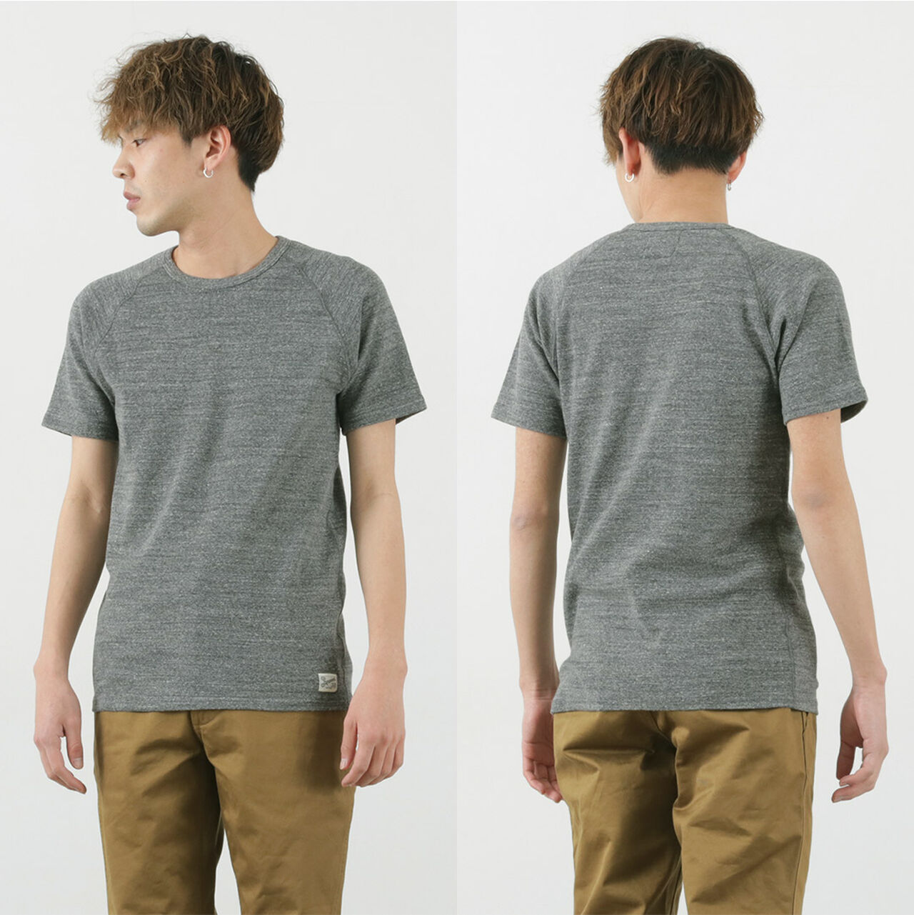 Raffy Spun-fleece Short-Sleeved T-Shirt,, large image number 10
