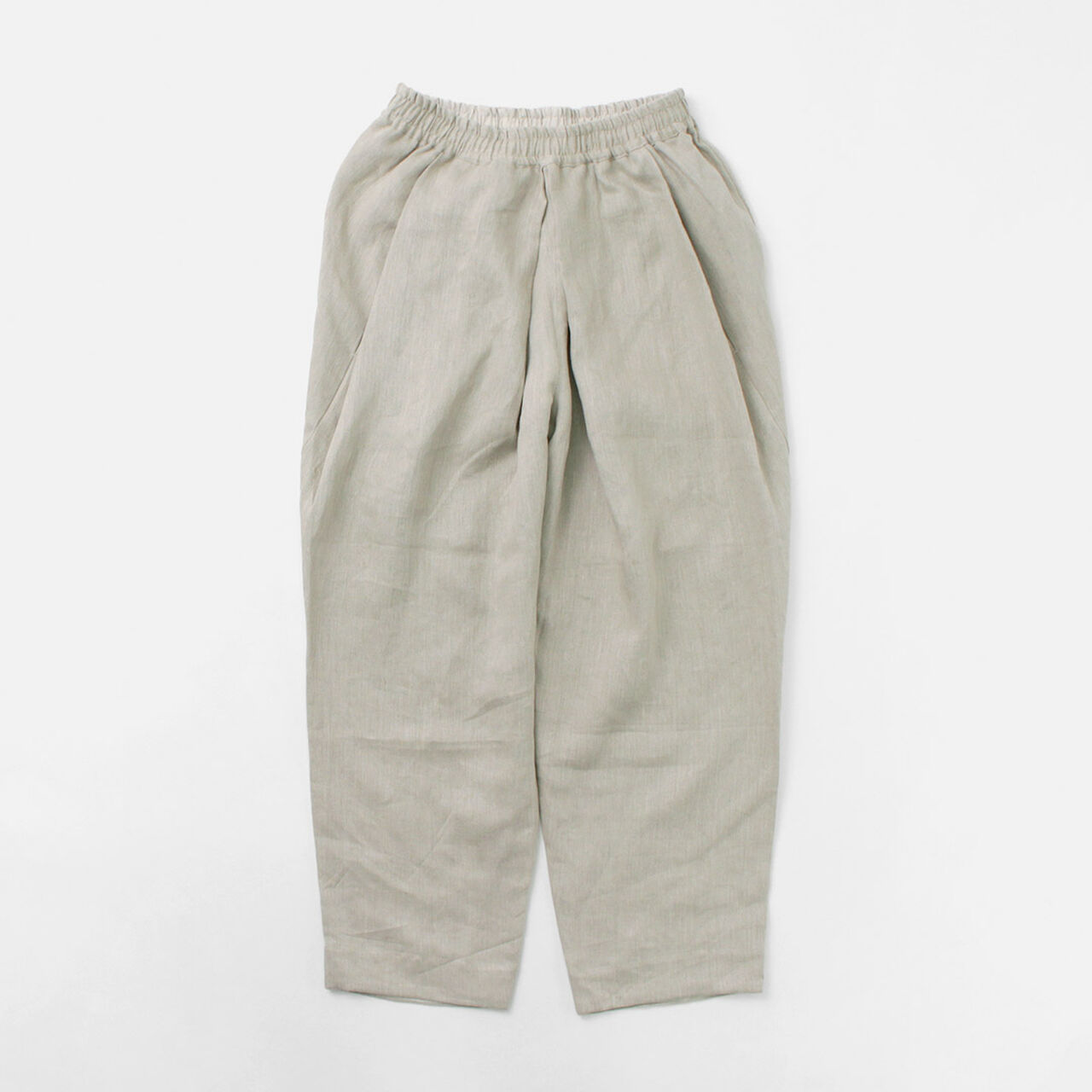 Vintage Linen Wide Tucked Easy Pants,, large image number 0