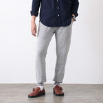 BR-1055 Herring Knitted Sweatpants Ribbed Trousers,Grey, swatch