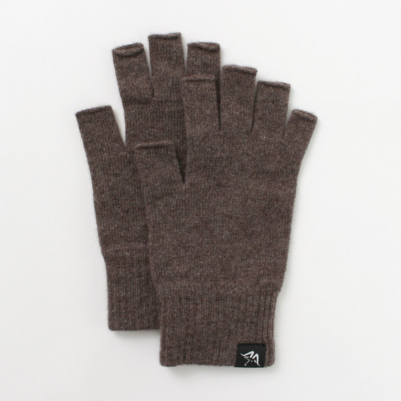 Special order Plain Stitch Cashmere Half Finger Gloves,, large image number 0