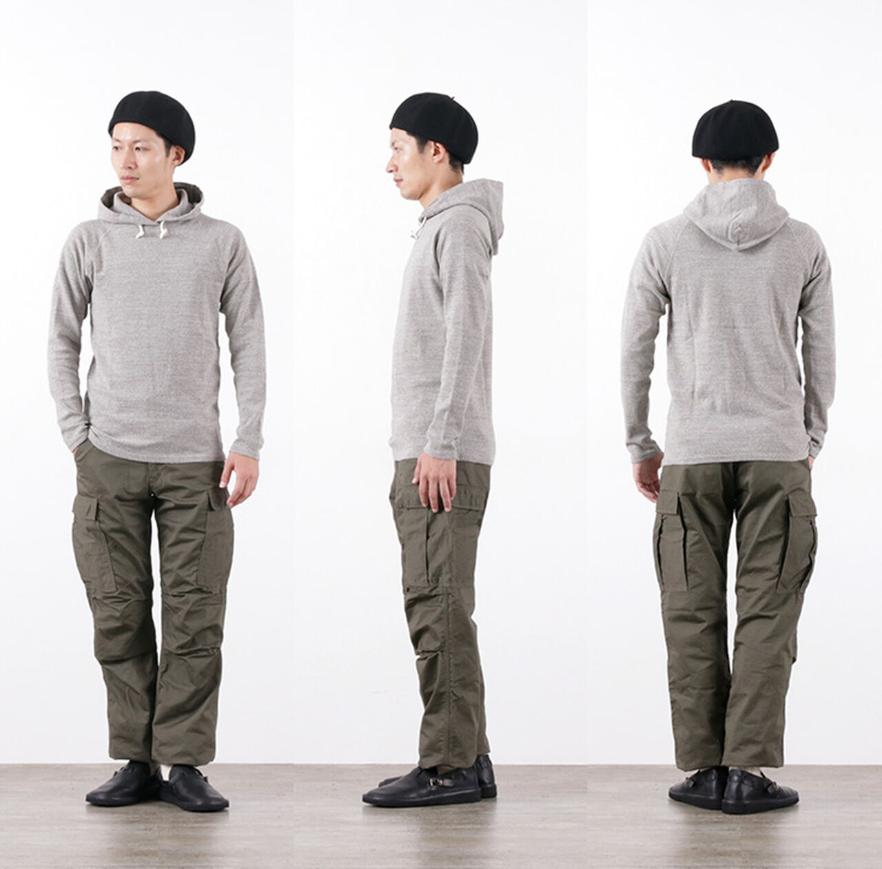 Hooded Pullover Raffi Stretch Milling Long Sleeves,, large image number 8