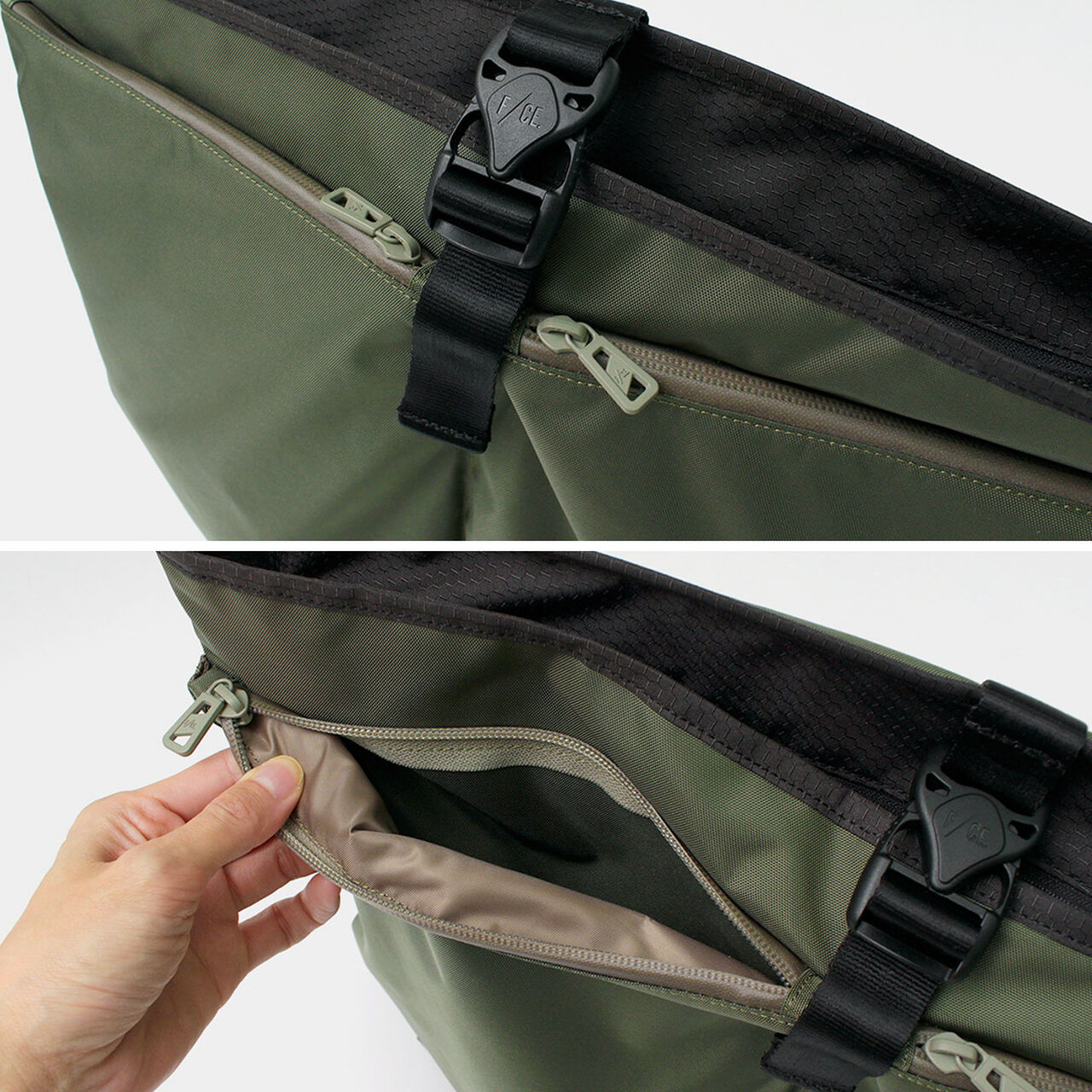 Lightweight courier shoulder bag,, large image number 8