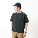 Short Sleeve Inverse Weave T-Shirt,Black, swatch