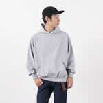 Pullover Hooded Tee Long Sleeve,Grey, swatch