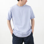 Crew Neck Knit T-Shirt,Lilac, swatch