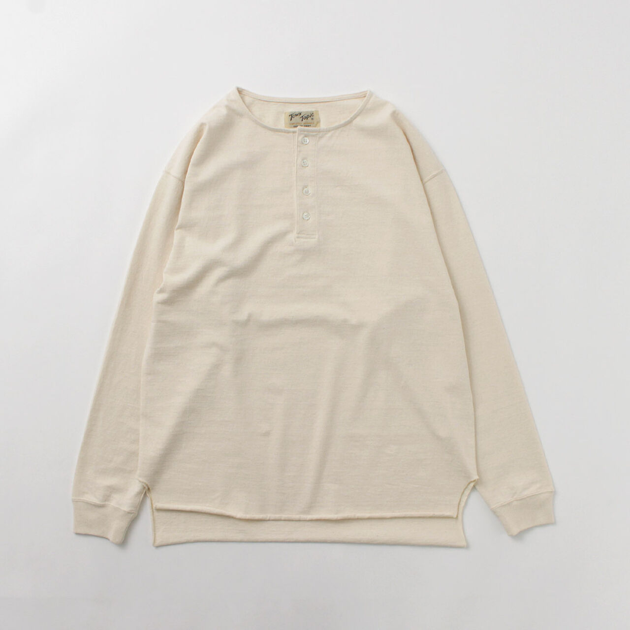 Ankle Henley L/S Tee,, large image number 0