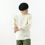8GG Baby-bed Knit High Neck Knit,White, swatch
