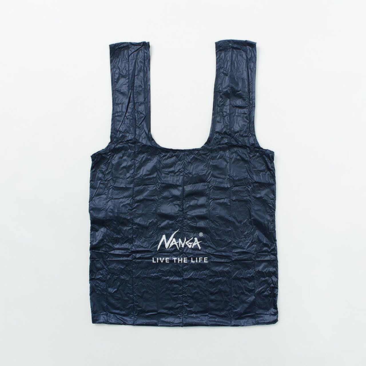 Pocketable Eco Bag (Live the Life),Navy, large image number 0