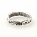 Karen Silver Ring / Long Leaf,Silver, swatch