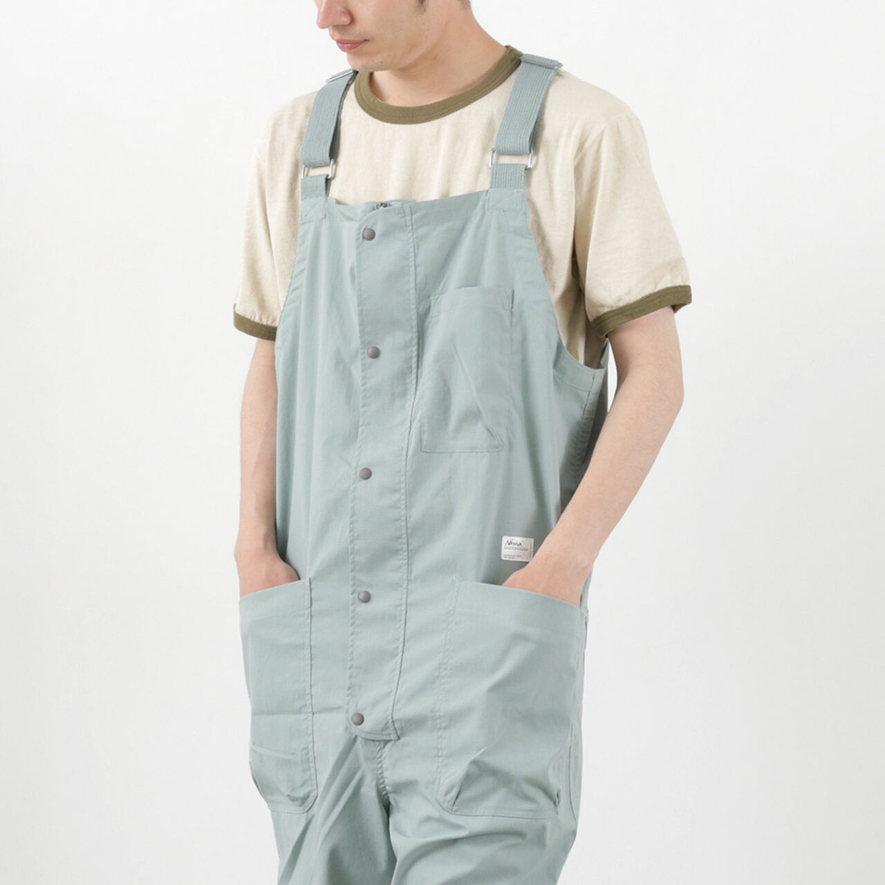 HINOC RIPSTOP FIELD OVERALLS,Sage, large image number 0