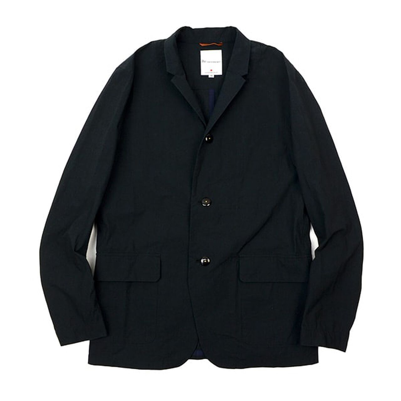 Cotton Nylon Washer Coverall Jacket,Black, large image number 0