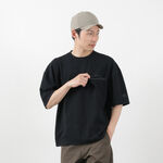 Thermal Half Sleeve T-Shirt,Black, swatch