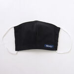 Summer Knit Double Face Mask / Kids,Black, swatch