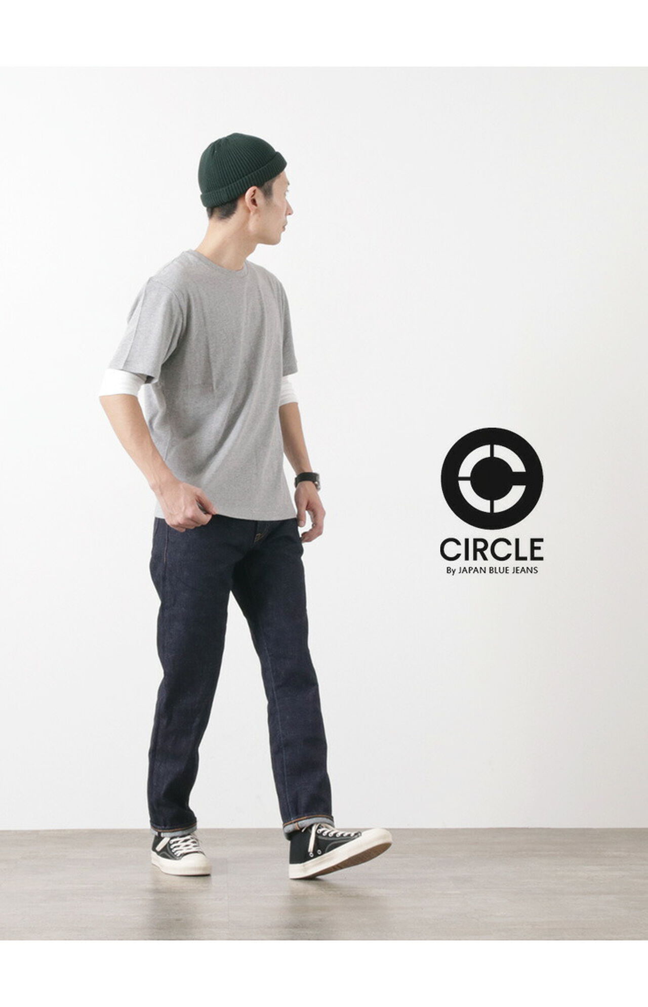 J301 Circle 14.8 oz Straight Jeans,, large image number 2