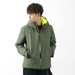ALVARO PRO-TECH Recycled Polyester Synthetic Down Hooded Jacket,TimeGreen, swatch