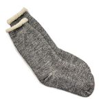 R1001 Double Face Socks,Charcoal, swatch