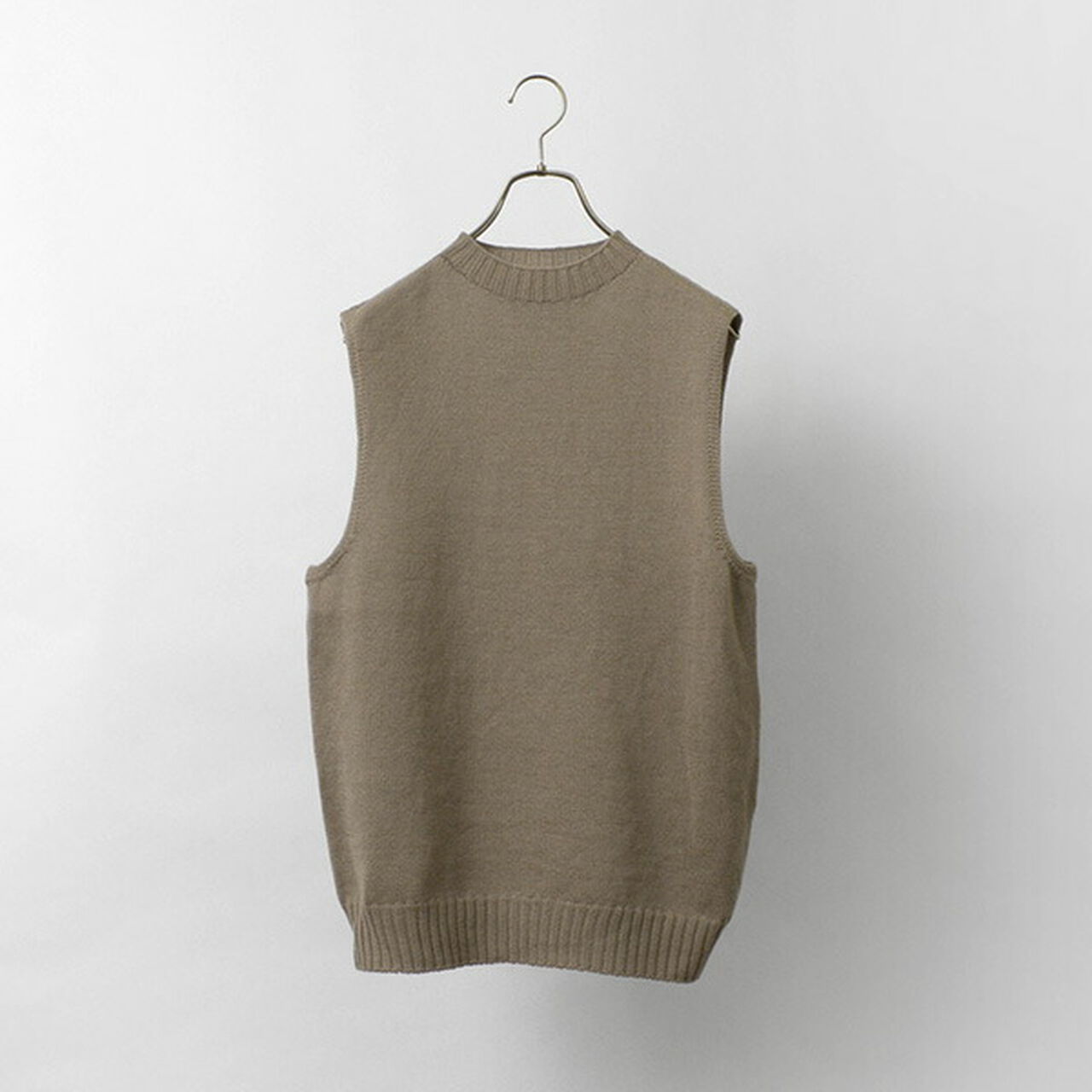 Weaners Seamless Merino Wool Crew Neck Vest,, large image number 0
