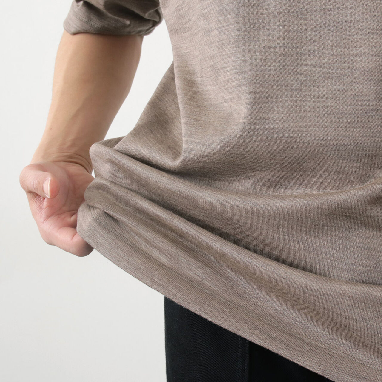 Short Sleeve Merino Wool Pocket T-Shirt,, large image number 8