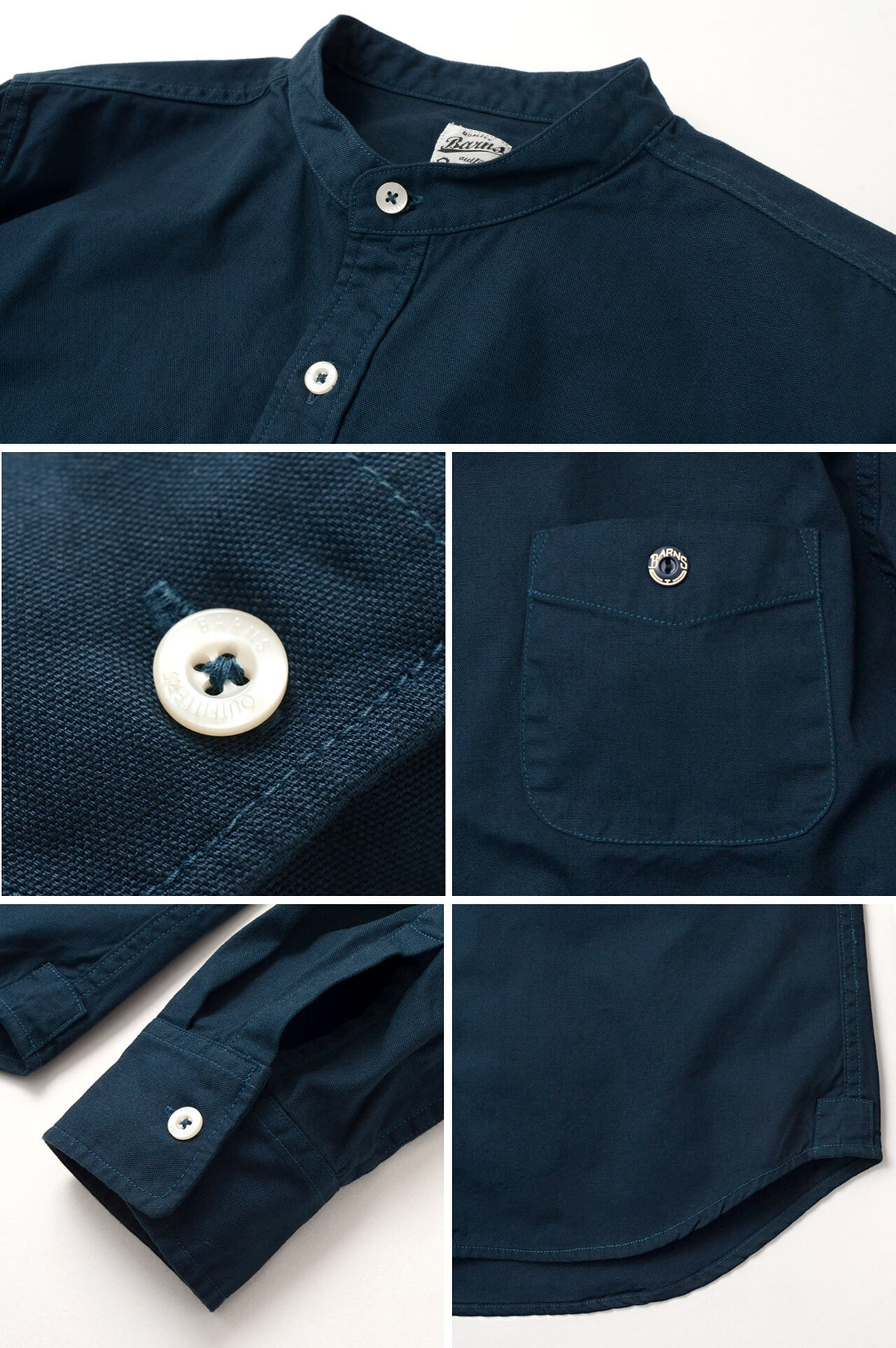 Special Order Ox Band Collar Shirt,, large image number 9
