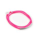 Silver Tube Knotting Cord 3way,Pink, swatch