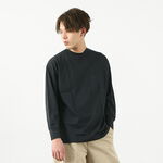 BACCALA Relaxed Fit Crew Neck Long Sleeve Pocket T-Shirt,Black, swatch