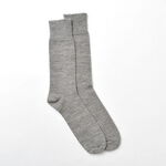 Alpaca City Socks Plain,Grey, swatch