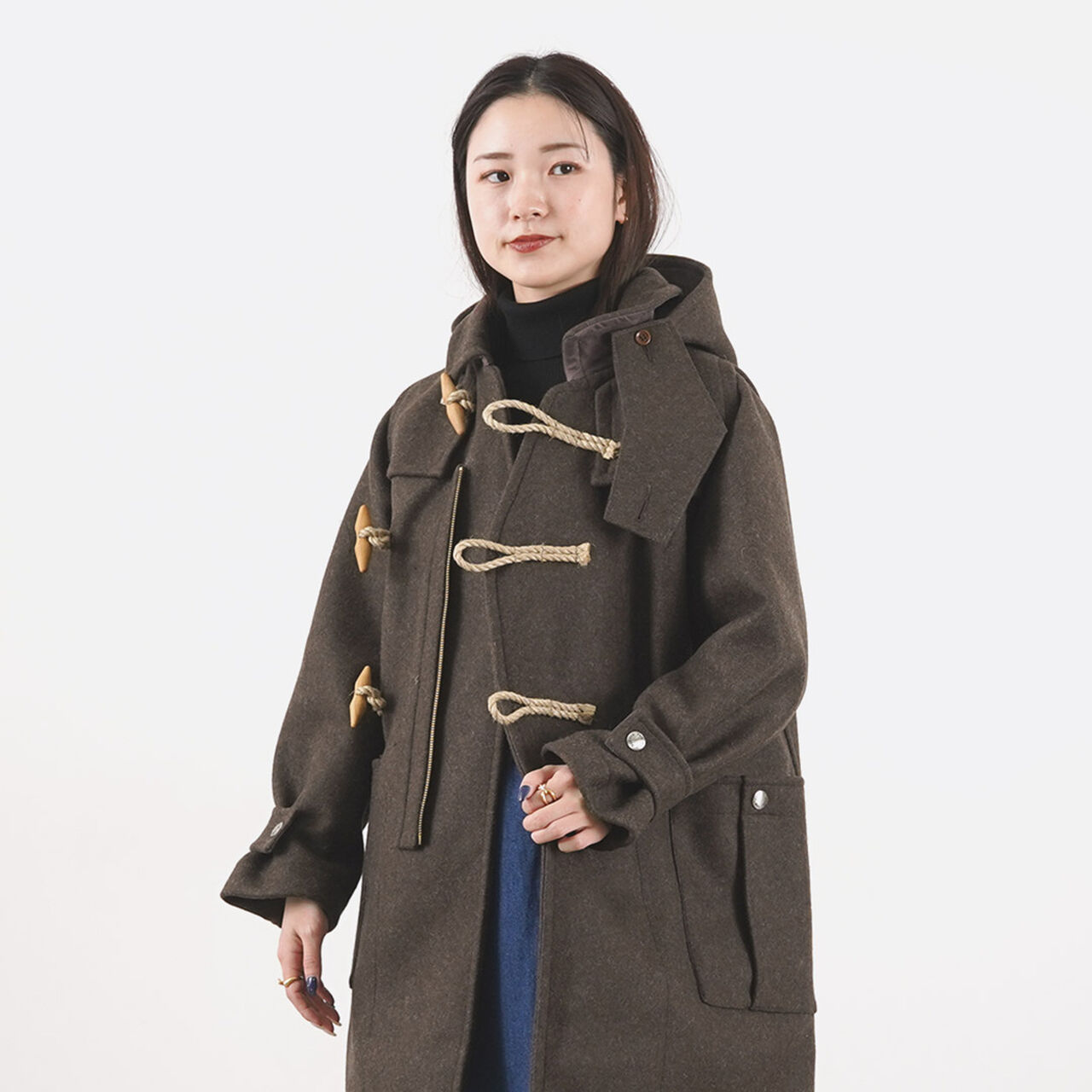 Holly Duffle Coat,Brown, large image number 0
