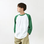 Seventh Sleeve 2 Tone Baseball T-Shirt,Multi, swatch