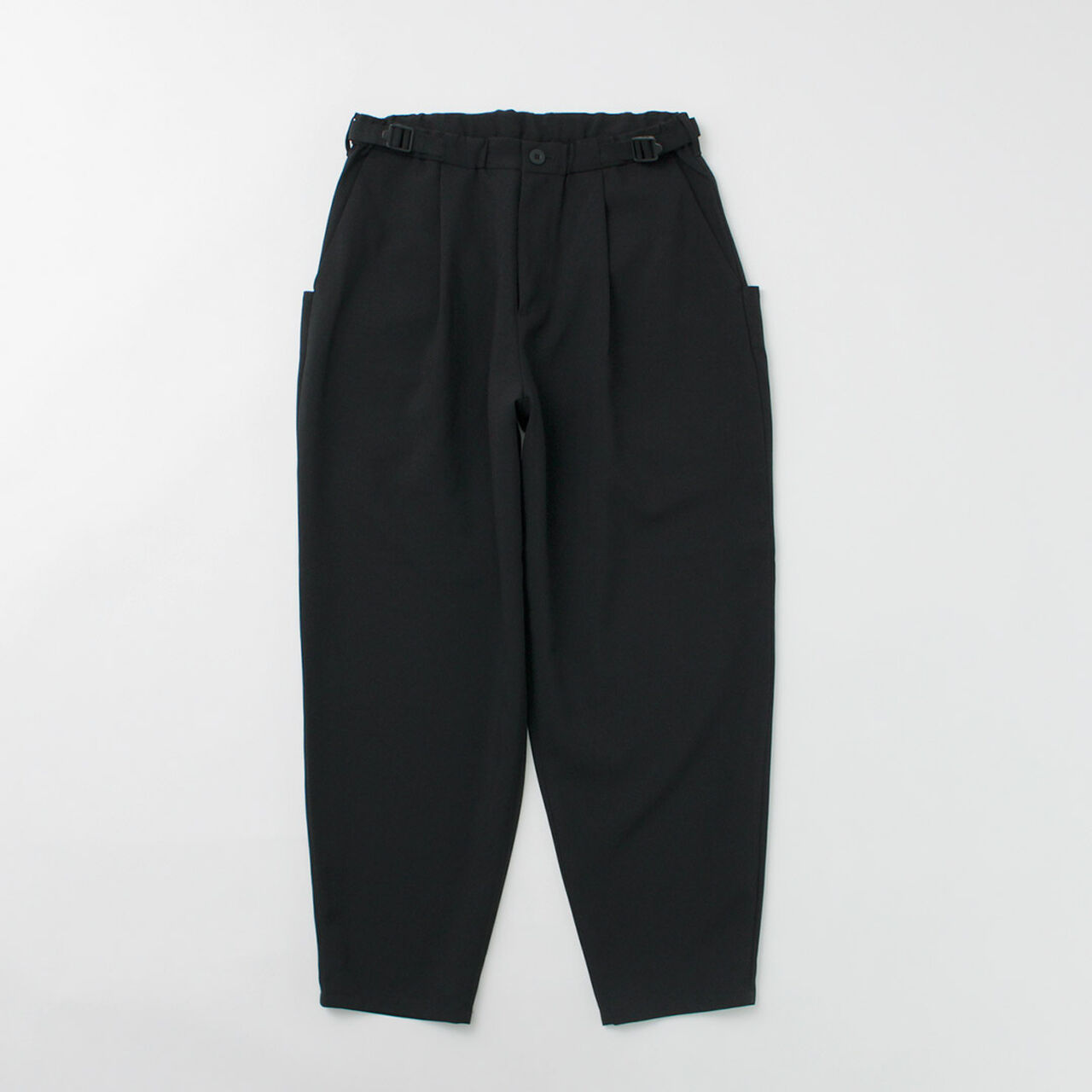 Lightweight balloon cropped pants,, large image number 0