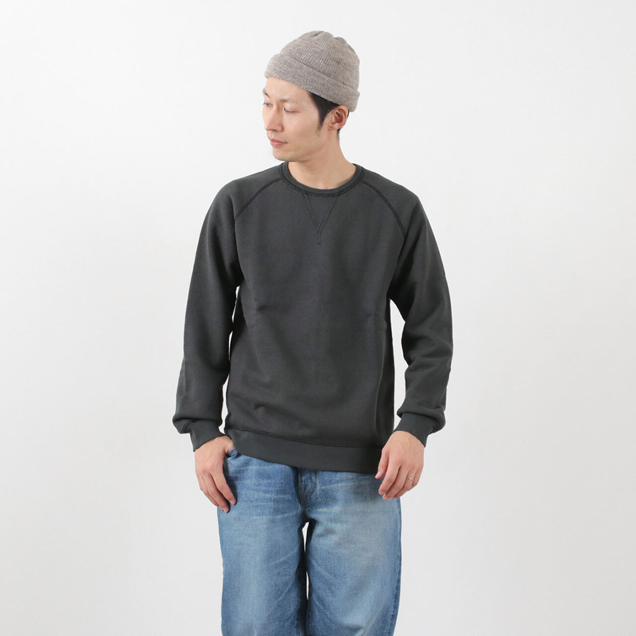 Special Color order Hanging Knit Crew Sweat,, large image number 17
