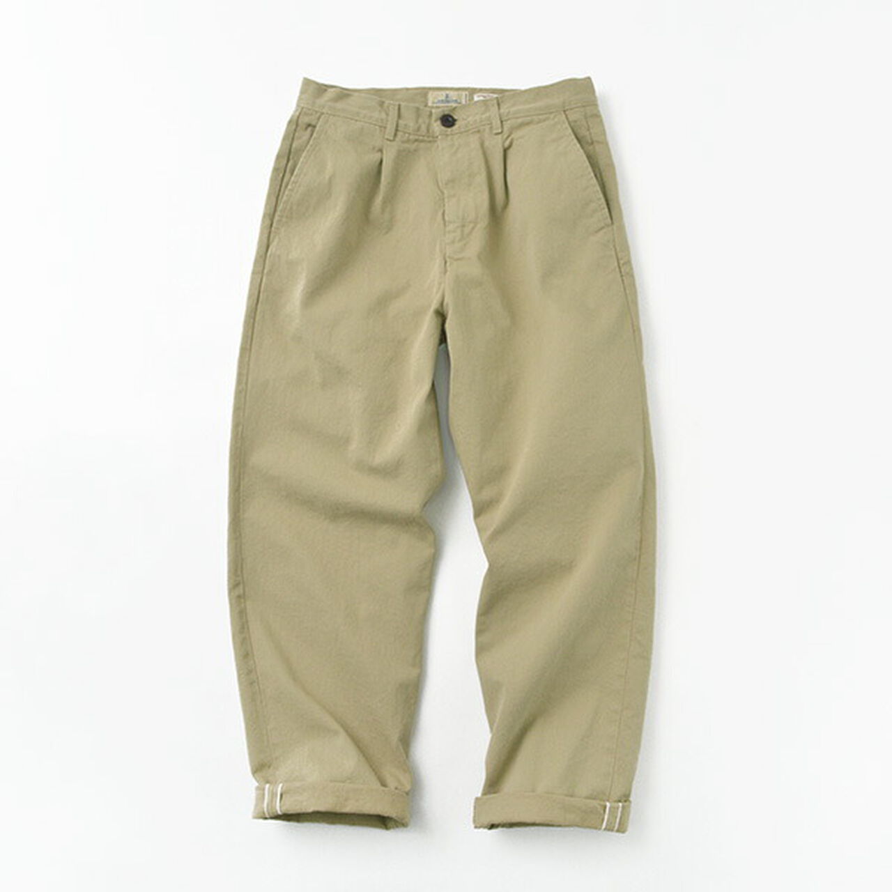RJB8020 Special order 12oz selvedge chino 1-tuck wide trousers,, large image number 0