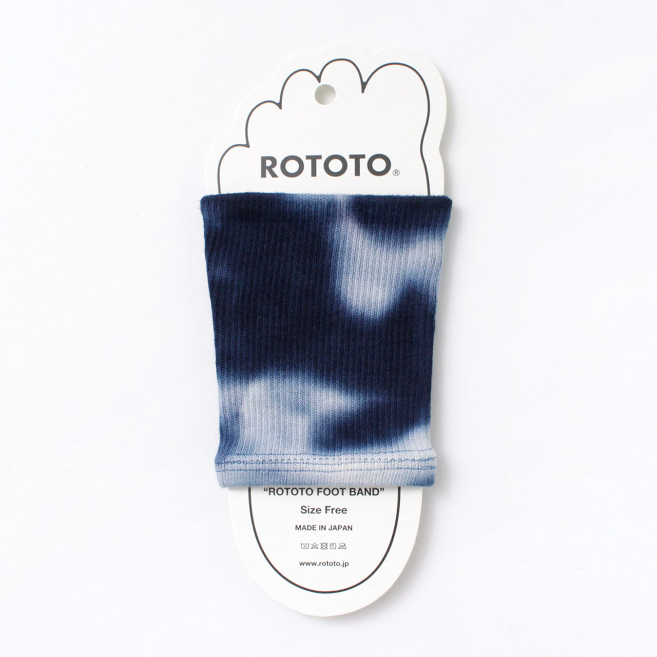 R1314 Foot Band Tie Dye Sandal Socks Socks,Navy_White, large image number 0