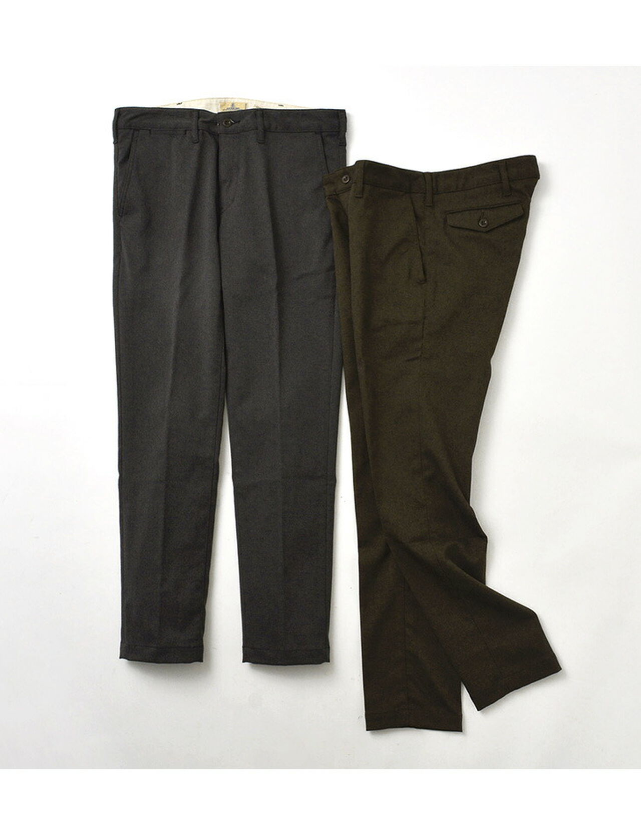 Officer Tapered Full Flanser Trousers,, large image number 3