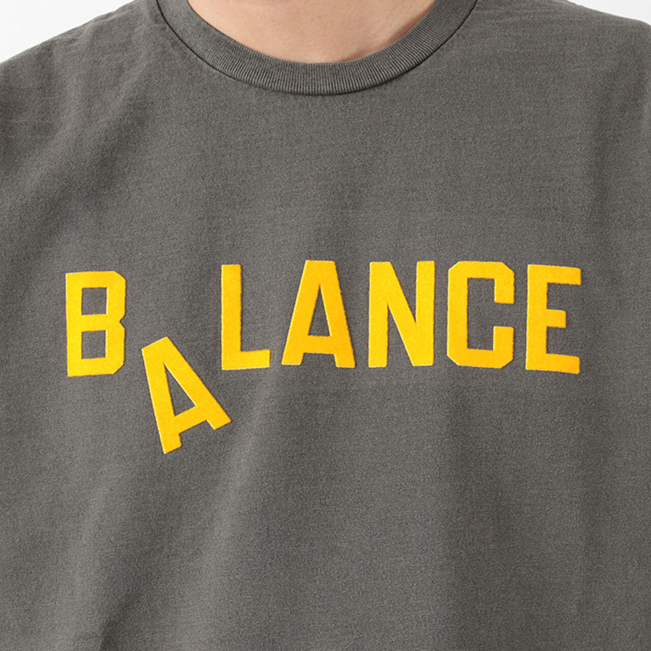Basic crew print T-shirt (Balance),, large image number 3
