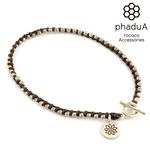 Wax cord silver series anklet,Brown, swatch