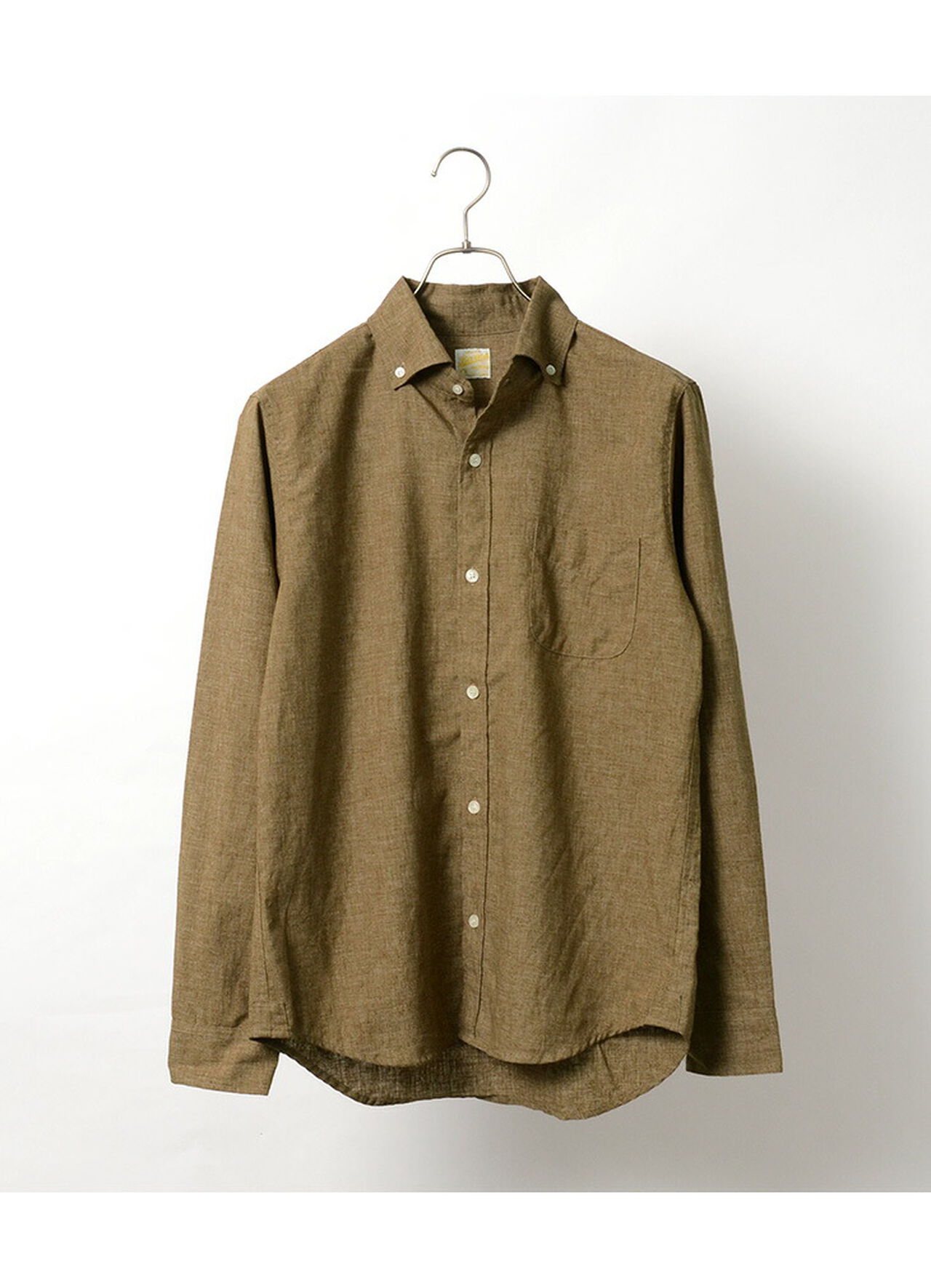 French Linen Long Sleeve Button Down Shirt,, large image number 2